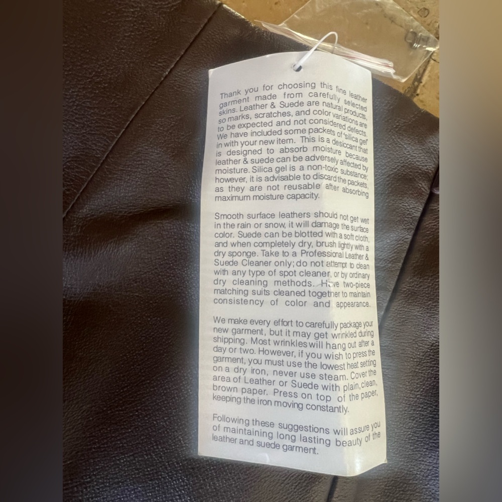 Bagatelle ladies, Brown midi genuine leather fully line skirt and NWT size 8 P - Picture 3 of 9